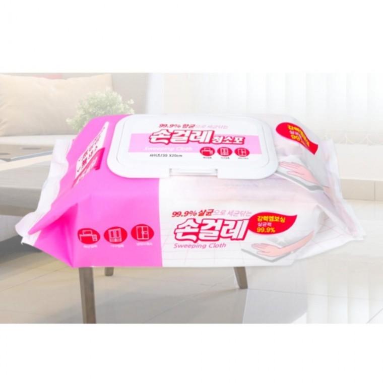 45매x10팩 국산 세정티슈 일회용 청소용 물티슈 30x20 걸레용 물걸레티슈 청소포 물청소포