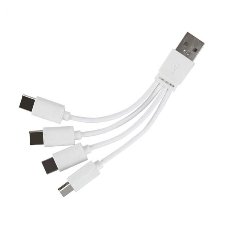 4 in 1 USB C타입 4분배 충전 케이블 노트북 스마트폰