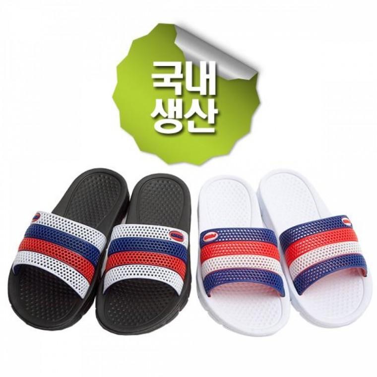 국내생산  사선 슬리퍼 EVA 시원한 슬리퍼