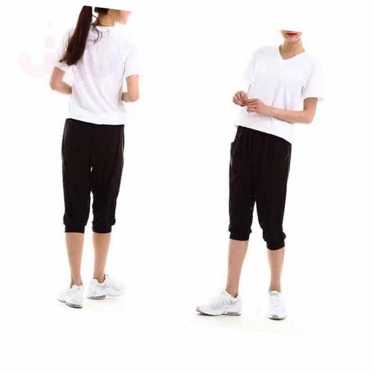 아이스 쿨바지 7부 여성용 블랙 여름팬츠 여성시원한바지 시원한여름바지