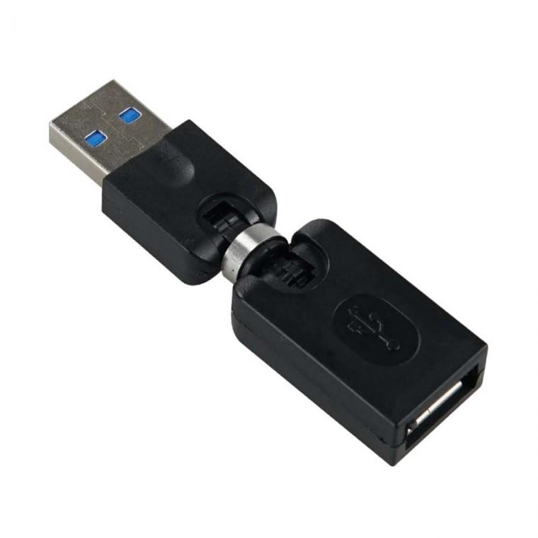 USB 3.0 회전 젠더 자유 회전 노트북 PC 케이블 연결