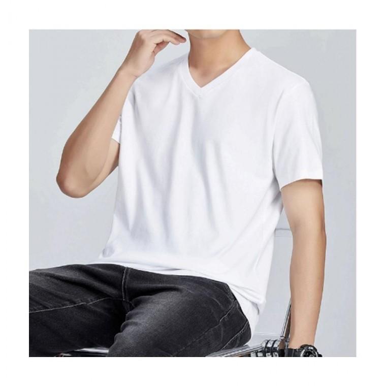 루미나D 반팔티셔츠 반팔 남자 면 무지 시원한 v넥 데일리룩 외출복