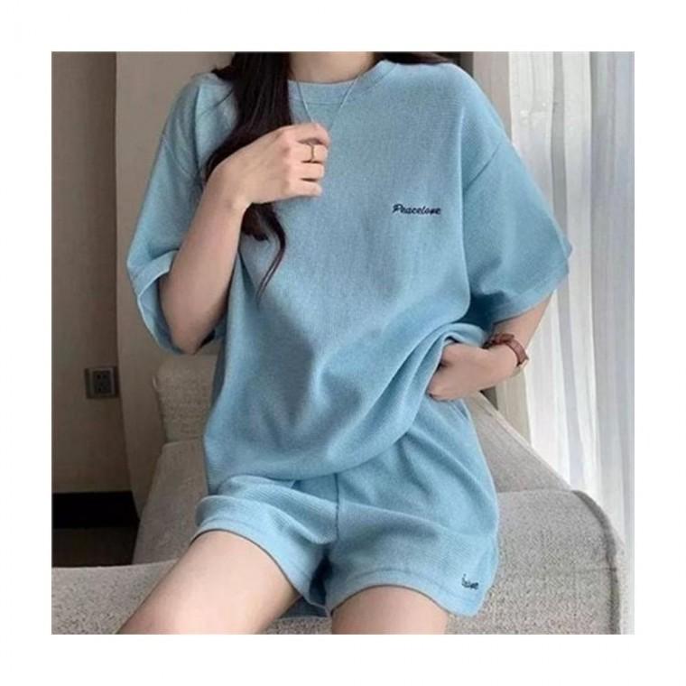 루미나D 파자마 여름 냉감 여성 반팔 데일리 시원한 외출 착용 일상복 코디용