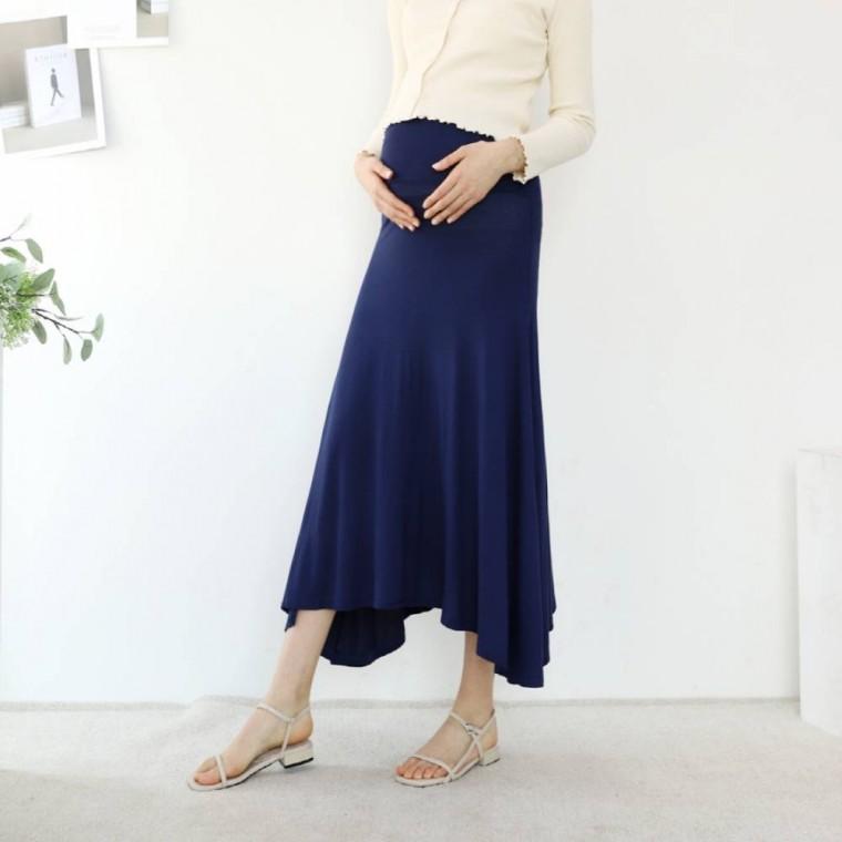 HL] 롱스커트 빅사이즈 후리아 임산부 치마 플레어