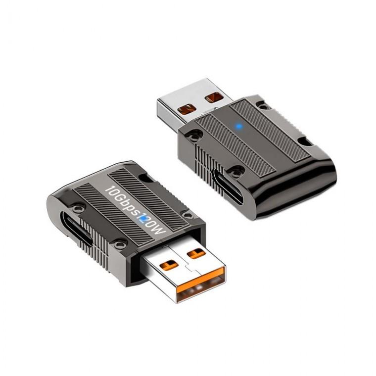 USB 3.1 C타입 Gen2 120W 고속전송 충전 젠더 우향 10Gbps