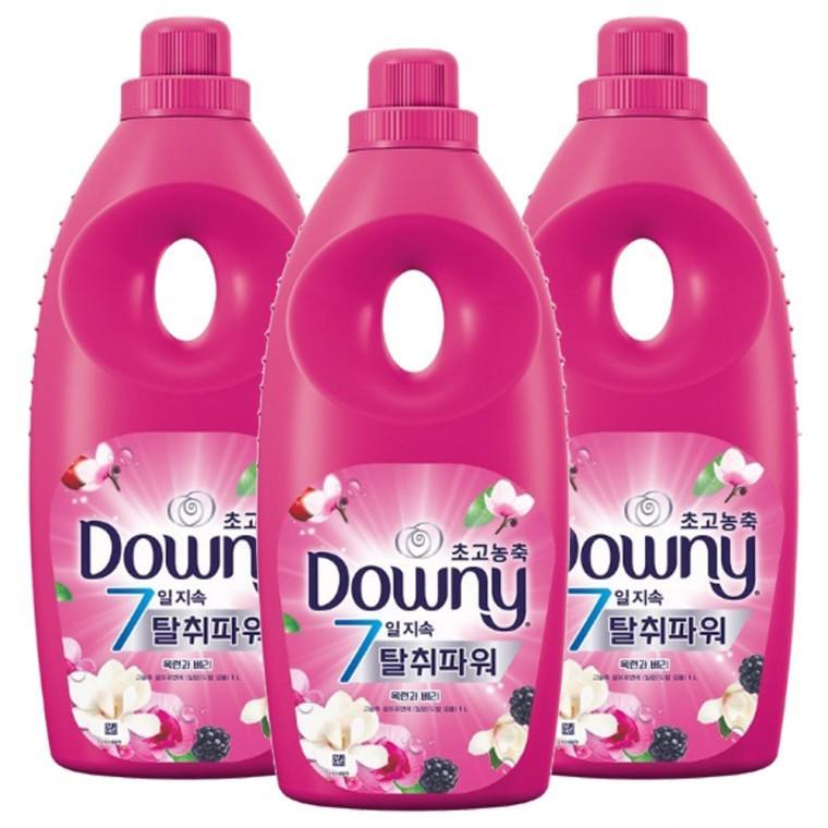 다우니 목련과 베리 1L x 3개 초고농축 섬유유연제 본품