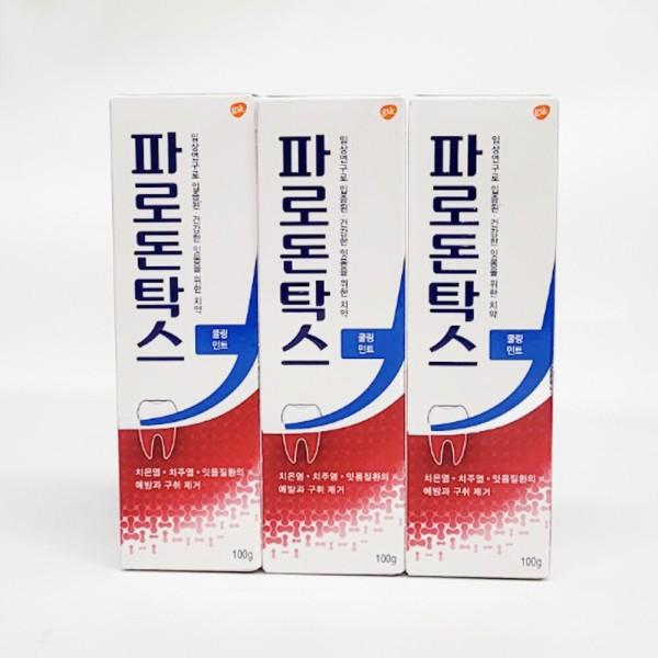 파로돈탁스 쿨링 민트 치약 100gx3개