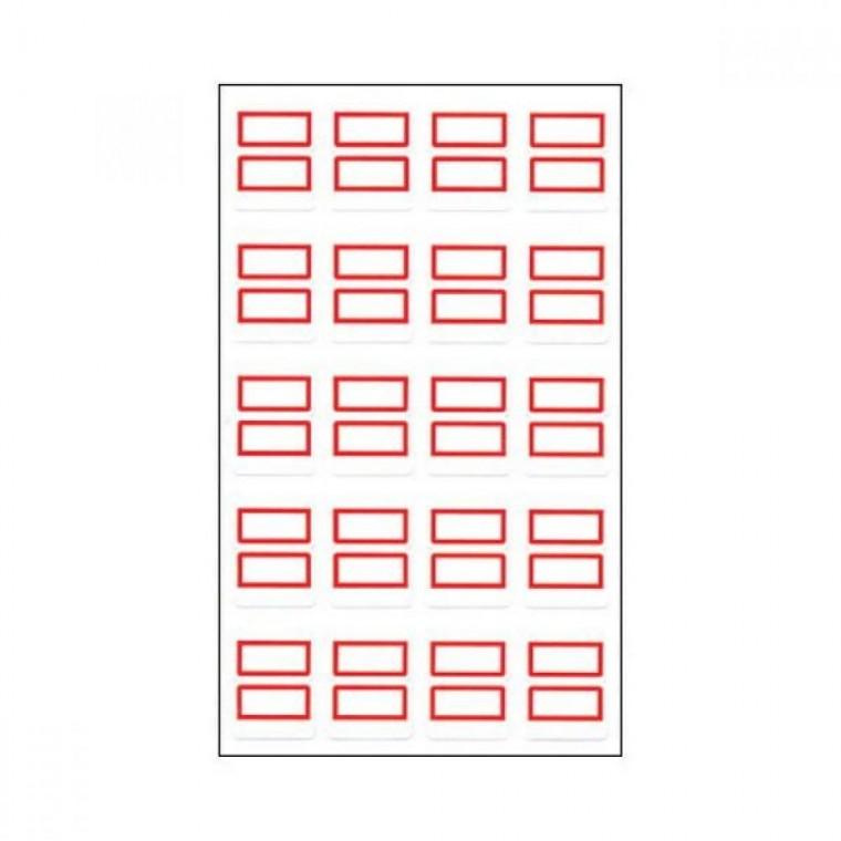 세모네모 10매x20묶음 일반 견출지 18 X 20 100