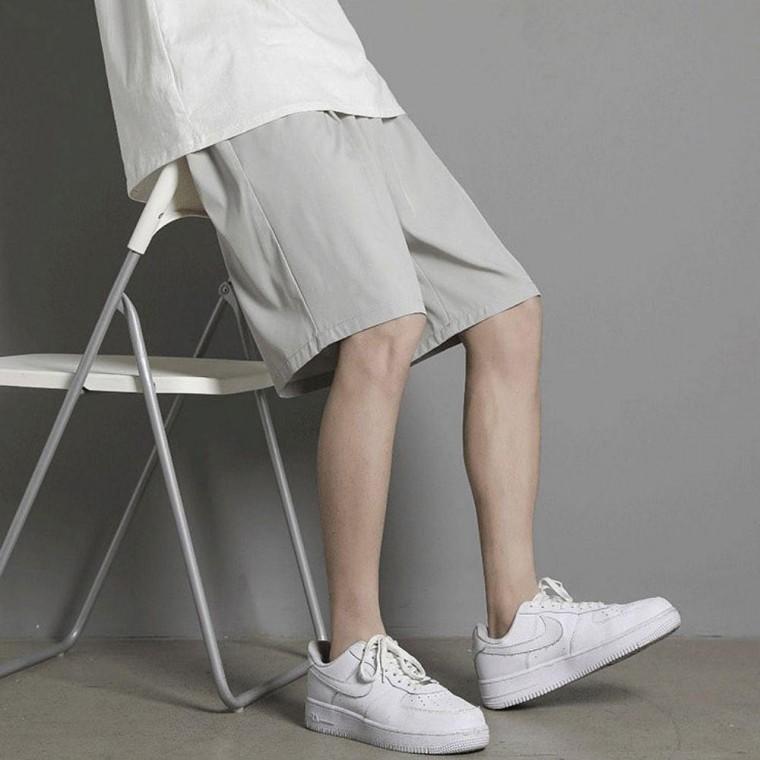 남자여름바지 여름 5부팬츠 아웃도어 반바지 아이스 시원한바지 남자 밴딩 얇은