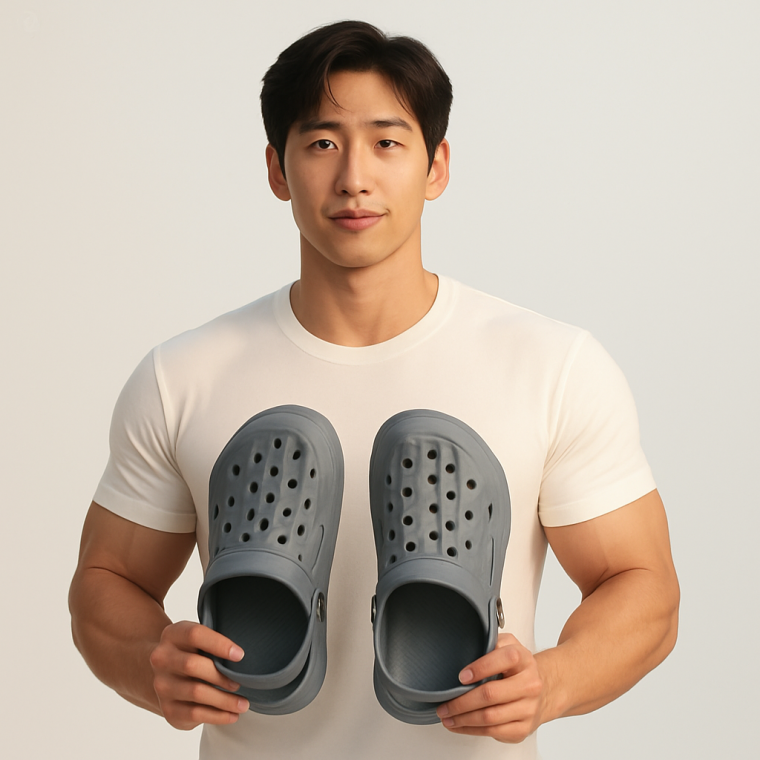 빠른배송 남성용 EVA 푹신한 무중력 경량 아쿠아 샌들 발편한 가벼운 여름 슬리퍼 수영장