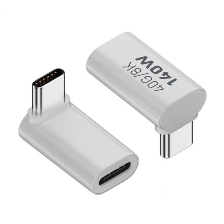 8K USB 140W C타입x2 연장젠더 상하향 90도 MF 40Gbps PC 스마트폰 노트북 게임기