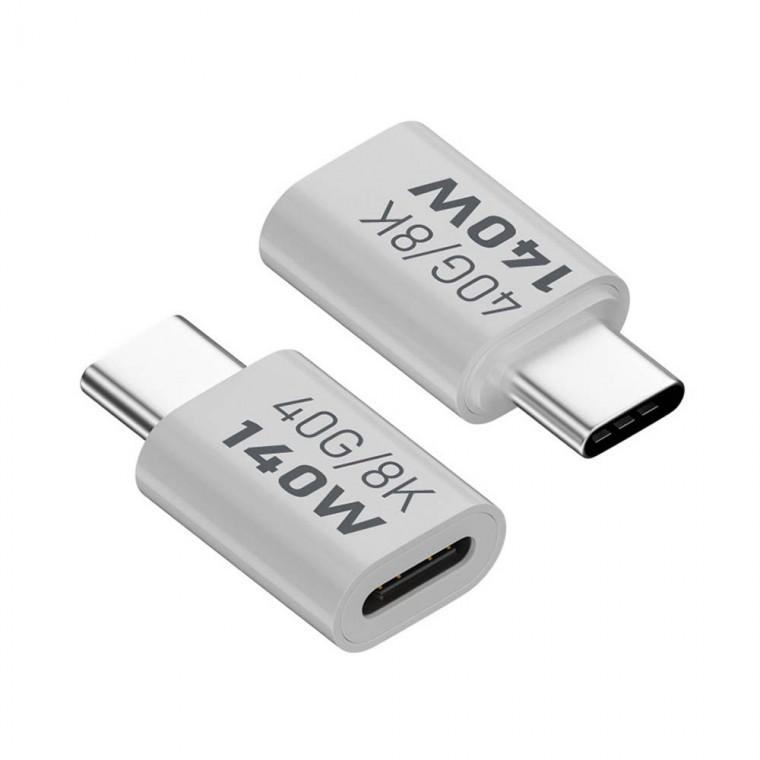 8K USB 140W C타입x2 연장젠더 90도 MF 40Gbps PC 스마트폰 노트북 게임기