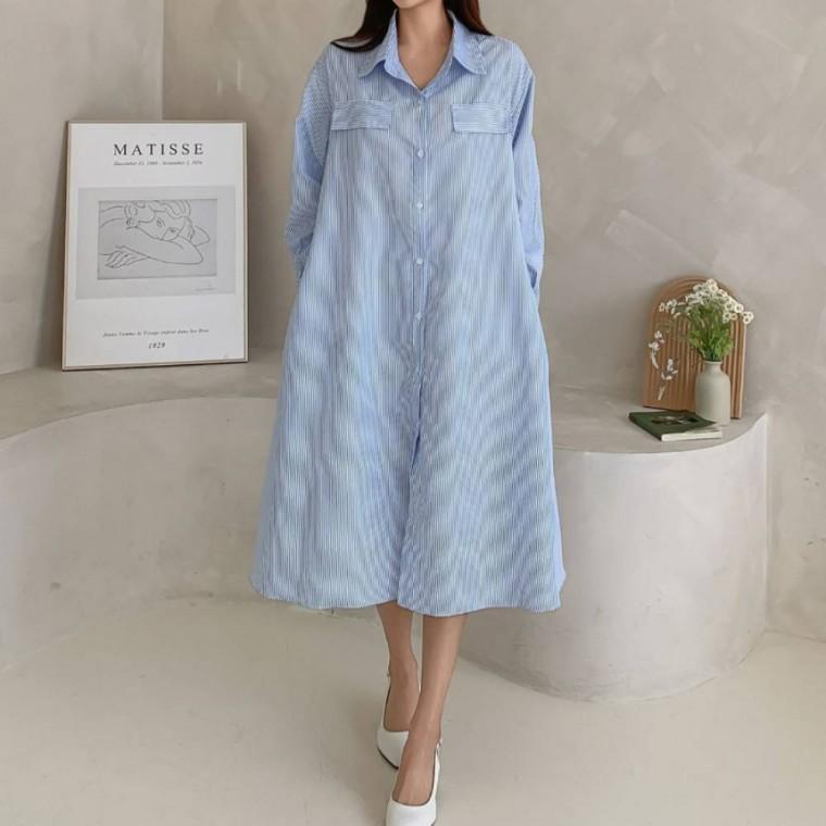HL] 원피스 롱 랄프 여리핏 데일리룩 하객룩 오피스룩