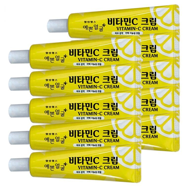 예쁜얼굴 비타민C 크림 25g 10개