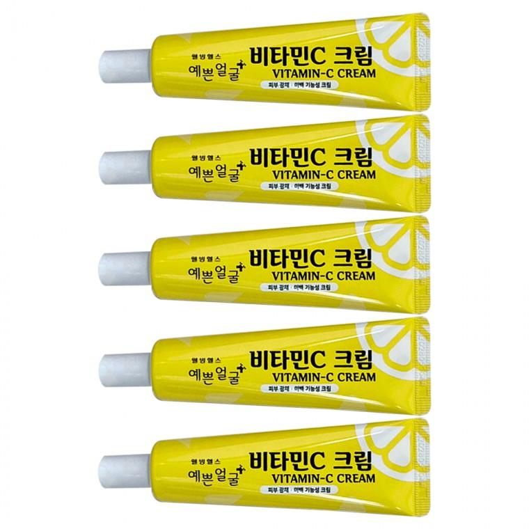 예쁜얼굴 비타민C 크림 25g 5개