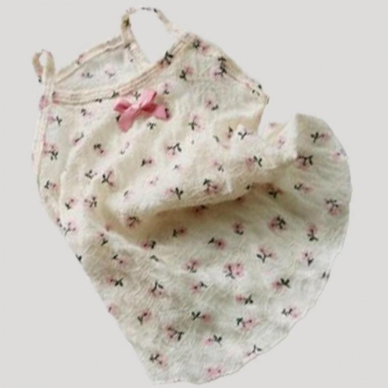 강아지 라일락 깔끔 시원한 끈나시티 핑크 2XL 1P 티셔츠