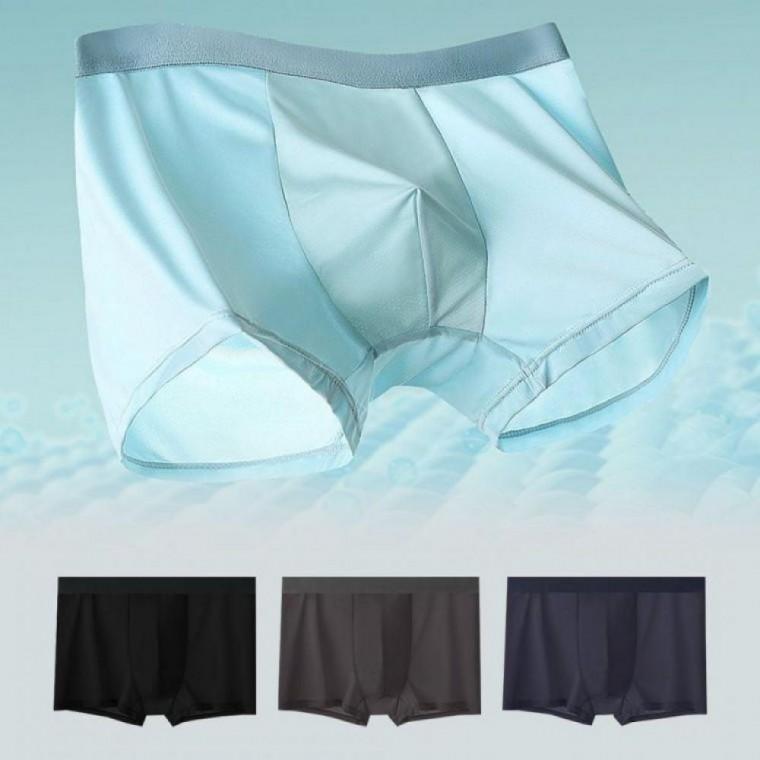 남자여름팬티 남자 아이스 편한 얇은 시원한 심리스 사각 남성 드로우 속옷 남성속옷 팬티 여름 차놀드