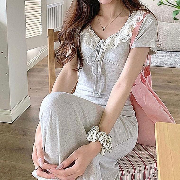 프릴 원피스 레이스 페미닌 롱원피스 원피스 여름 여성 시원한 휴양지 디테일 무드 자수 펀칭 원픽 셀파