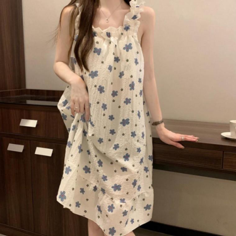 민소매 나시 원피스 시원한 쿨링 잠옷
