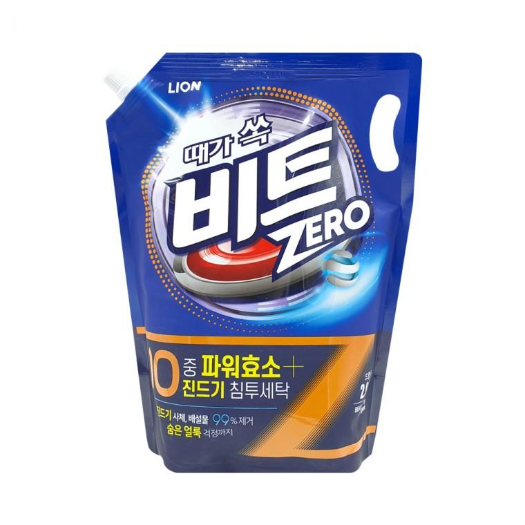 비트제로 액체세제 드럼용 리필 2L 파우치 세탁기 액상 세탁세제