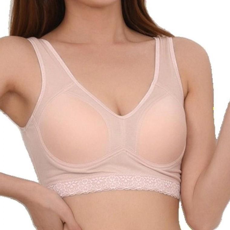 편안하고 시원한 매끄러운 풀커버 노와이어 스포츠브라