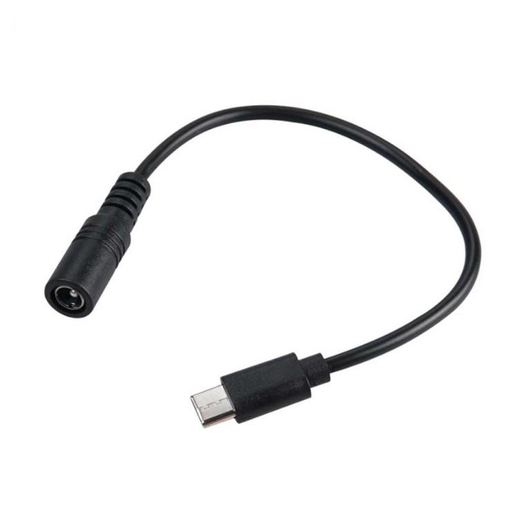 C타입 PD 젠더 20cm DC 외경 5.5 내경 2.1