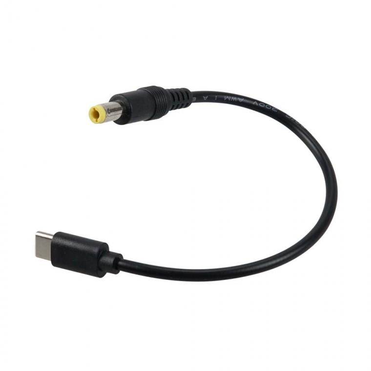 USB C타입 PD젠더 20cm DC 15-20V 외경 5.5 내경 2.1