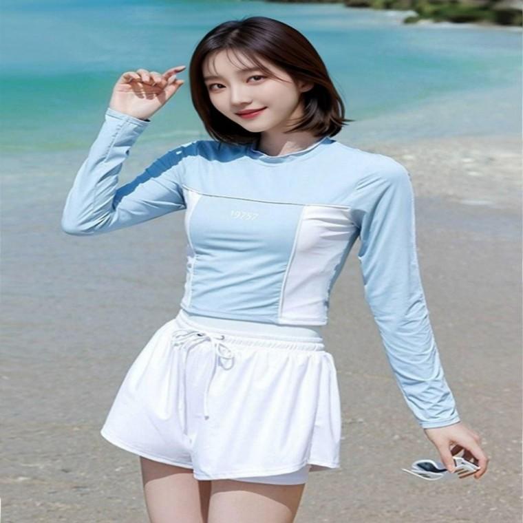 남자여름바지 여름 시원한바지 여자 투인원 속바지 군살커버 수영복세트 캡내장