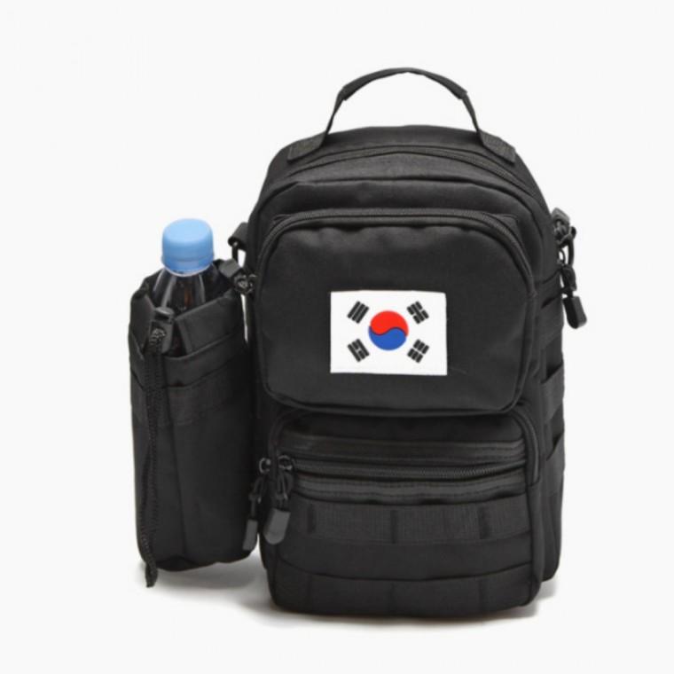 해외여행 크로스백 태극기 패치 물병 파우치 세트