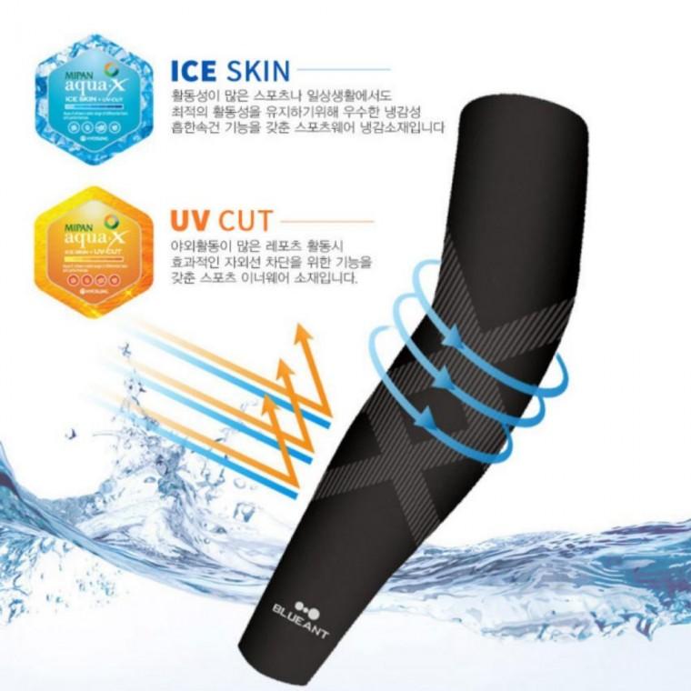 블루앤트 1+1 더블엑스 손목형 쿨토시 자외선 차단 여름 시원한 냉감 팔토시