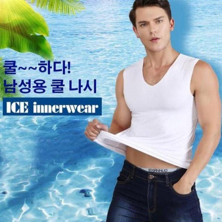 쿨나시 여름 남자 민소매 시원한 바람 쿨런닝 쿨나시 남성 민소매 남자쿨