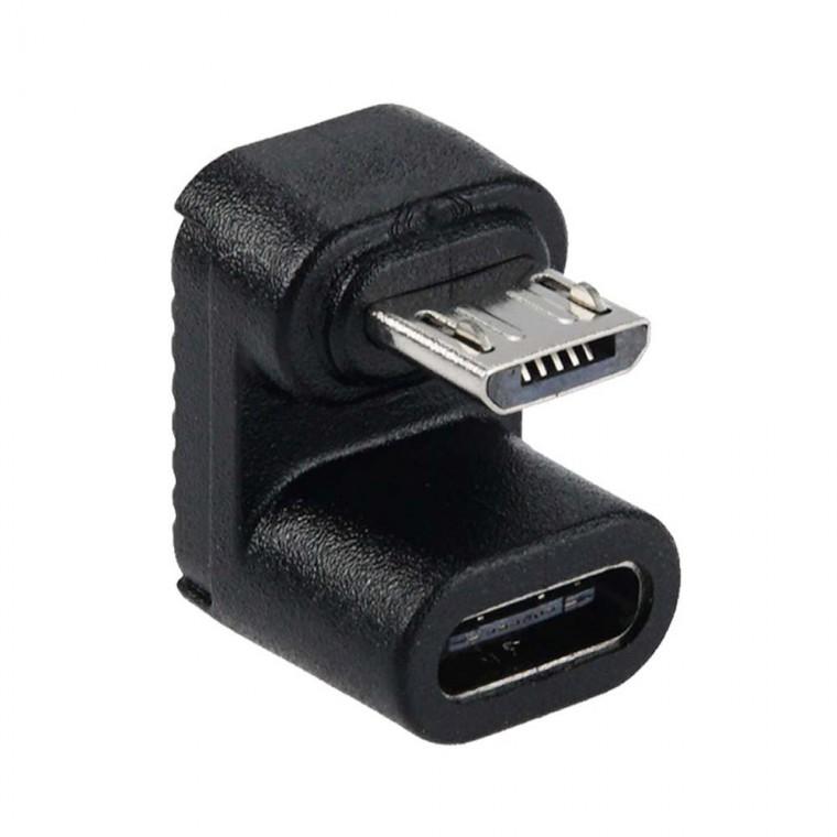 USB C타입 변환젠더 5핀 180도 꺾임형 10W 480Mbps