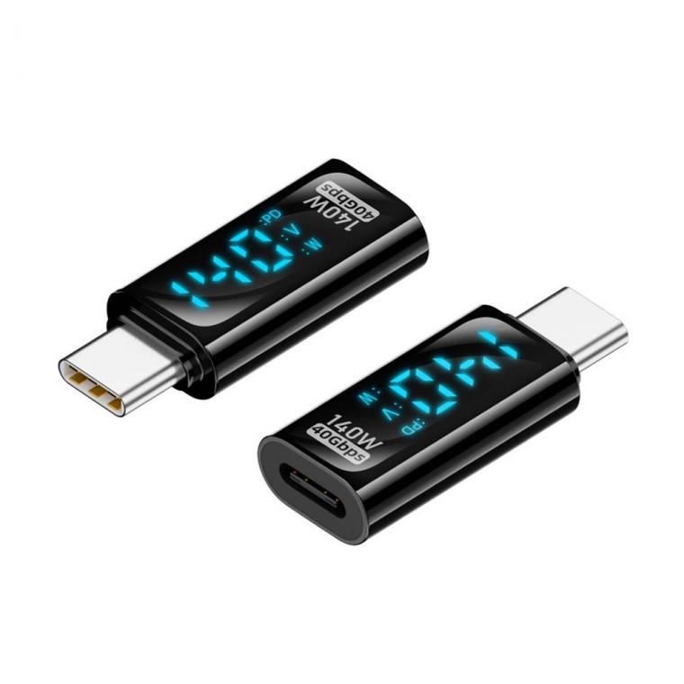 8K USB 3.0 C타입 젠더 140W 40Gbps 실시간 전력 화면 모니터링 영화 데이터 고속전송