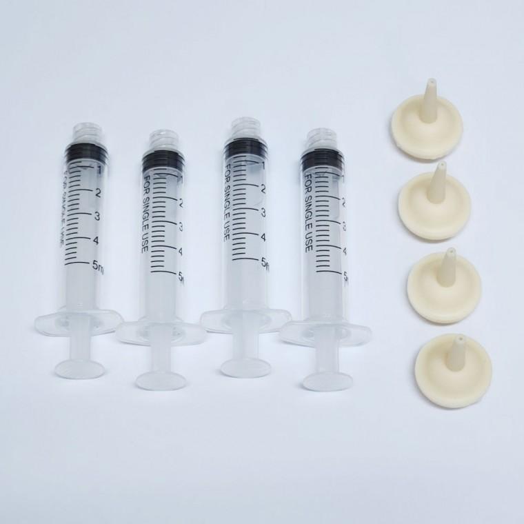 도마뱀 피딩 전용 주사기 5ml 4개