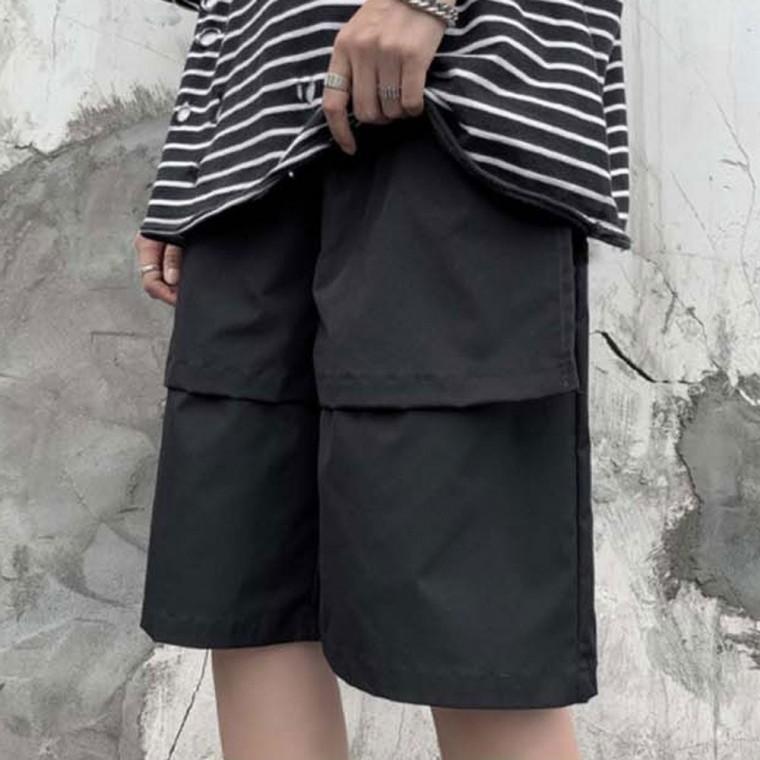 남자시원한바지 남자여름팬츠 허리밴딩 데일리팬츠 남자편한바지 남녀공용반바지