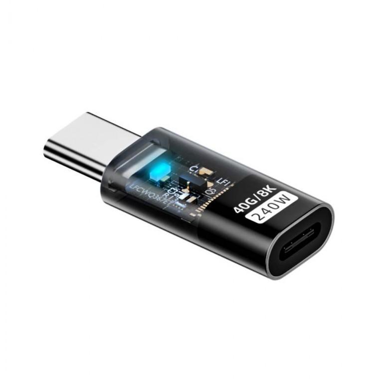 8K USB C타입 PD 케이블 240W 40Gbps 14cm 스마트폰 게임기 이어폰 태블릿 데이터전송 고속충전