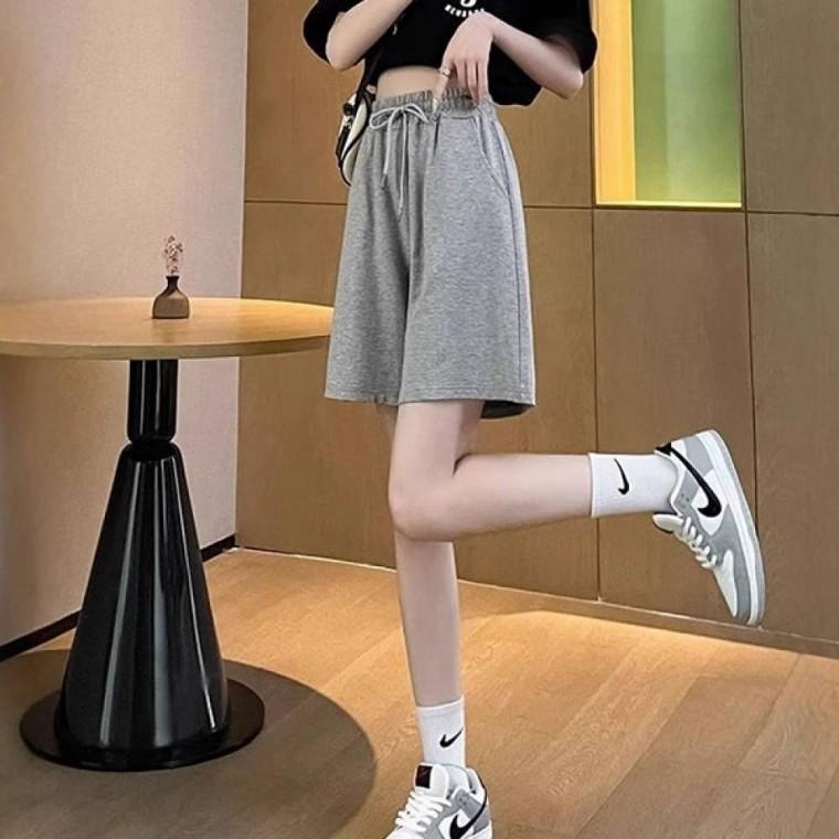 HL] 와이드 여성 2컬러 소프트핏 하프 팬츠