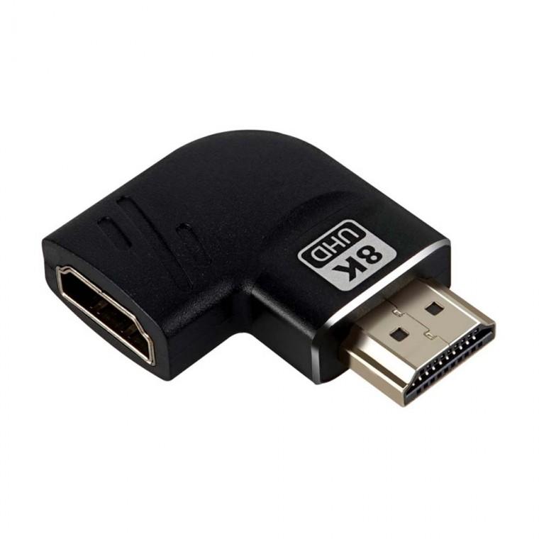 8K 4K HDMI 연장 꺾임젠더 고해상도 모니터 TV