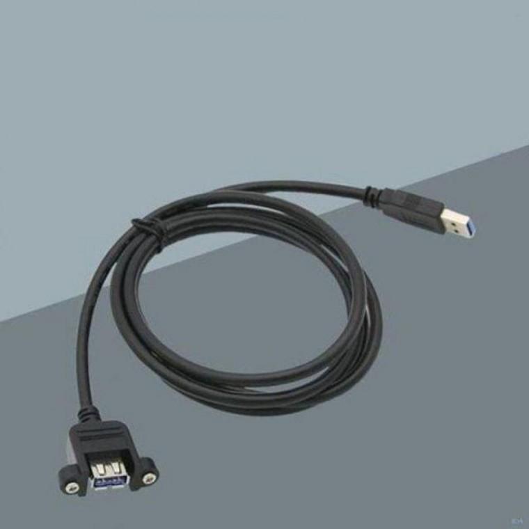 USB 연장 포트 USB A M/F 핀 변환 케이블 판넬형 1.5m