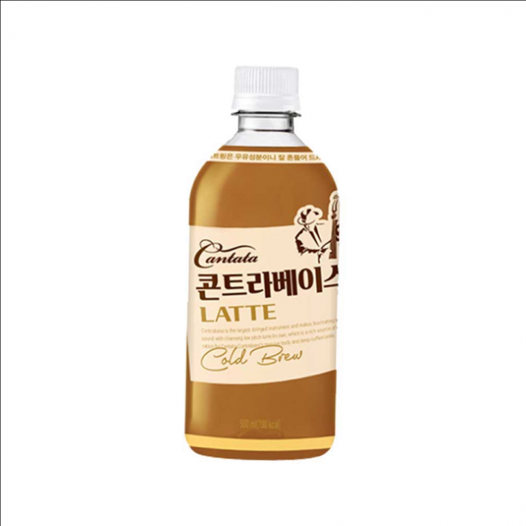 롯데 칸타타 콘트라베이스 라떼커피 500mlx6 BOX