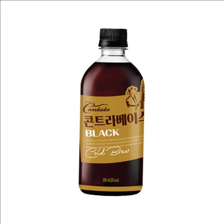롯데 칸타타 콘트라베이스 블랙커피 500mlx6 BOX