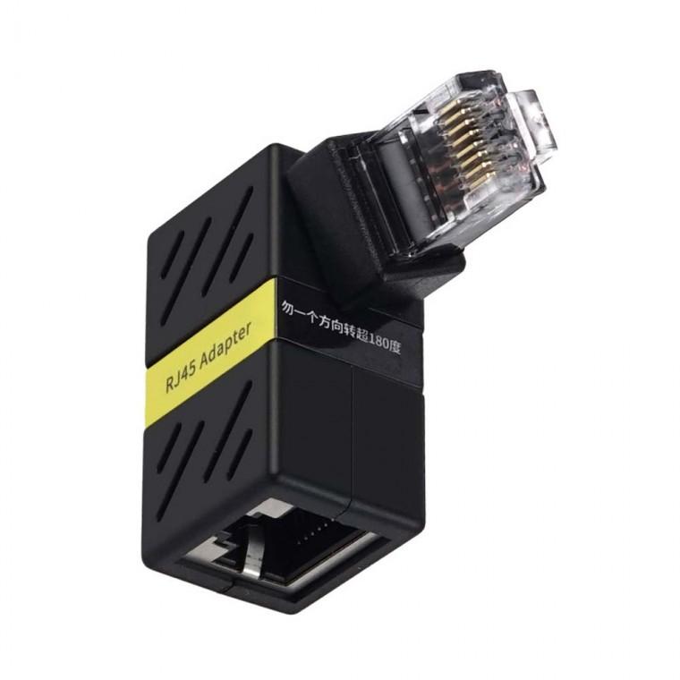 360도 회전 랜 커플러 네트워크 케이블 설치 RJ45 아답터
