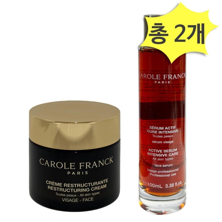 캐롤프랑크 리스트럭처링 크림100 & 액티브세럼100ml x 각1개(총2개) 리프팅세럼 탄력케어