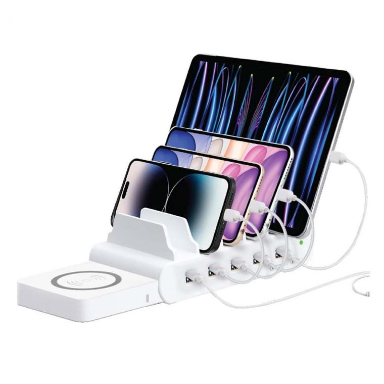 USB C타입 A타입 멀티고속충전기 110W 5포트 스마트폰 태블릿 보조배터리