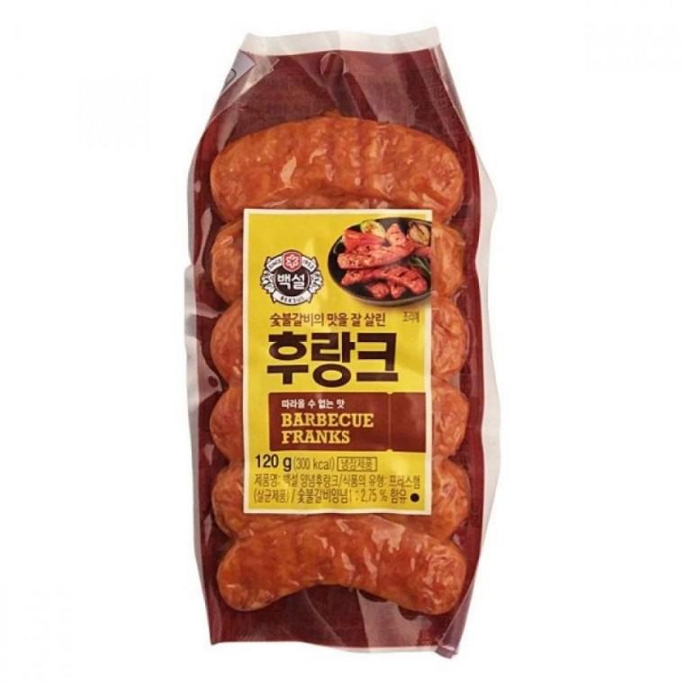 백설 숯불갈비 후랑크 120G