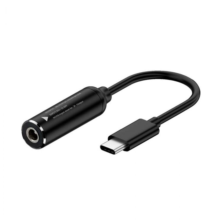 C타입 PD 변환 케이블 18cm 65W DC 15-20V 노트북 스마트폰