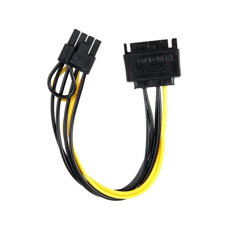 SATA to VGA iOS핀 전원케이블 20cm 그래픽카드