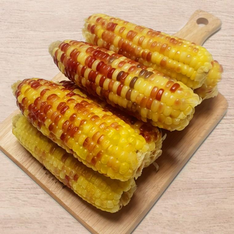 [바른정성] 우리집 건강 간식 홍찰옥수수 달콤 쫀득 신선 급냉