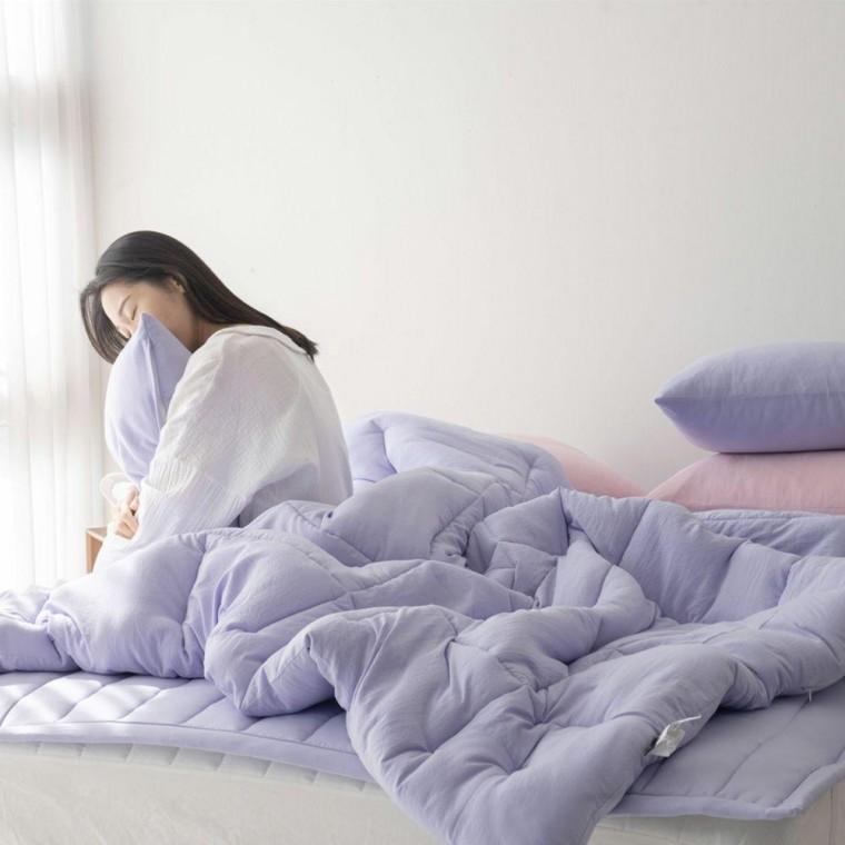 크레용 차렵이불 Q 단품 사계절 푹신한 이불 침구