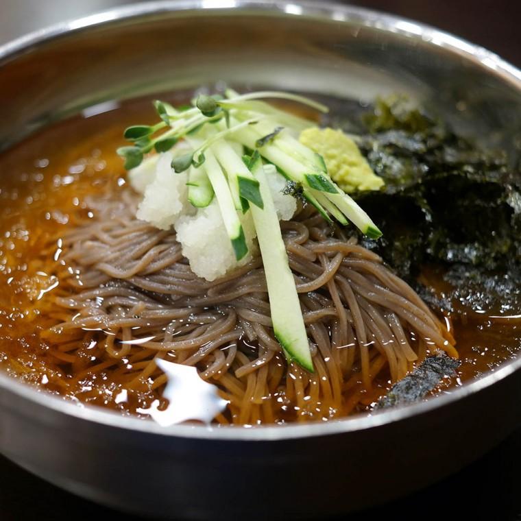 메밀국수 세트 메밀면2kg 메밀장 12봉 12인분